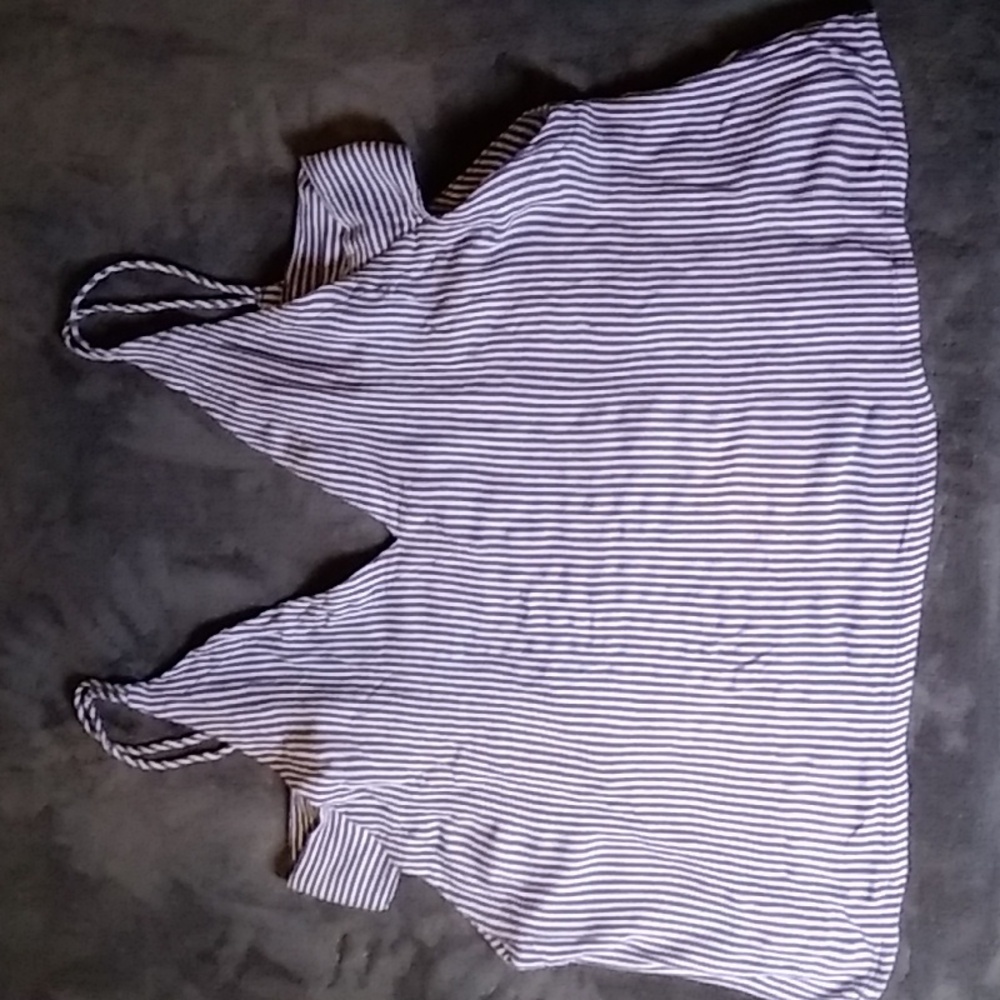 Lulus Stripe Top Sz L